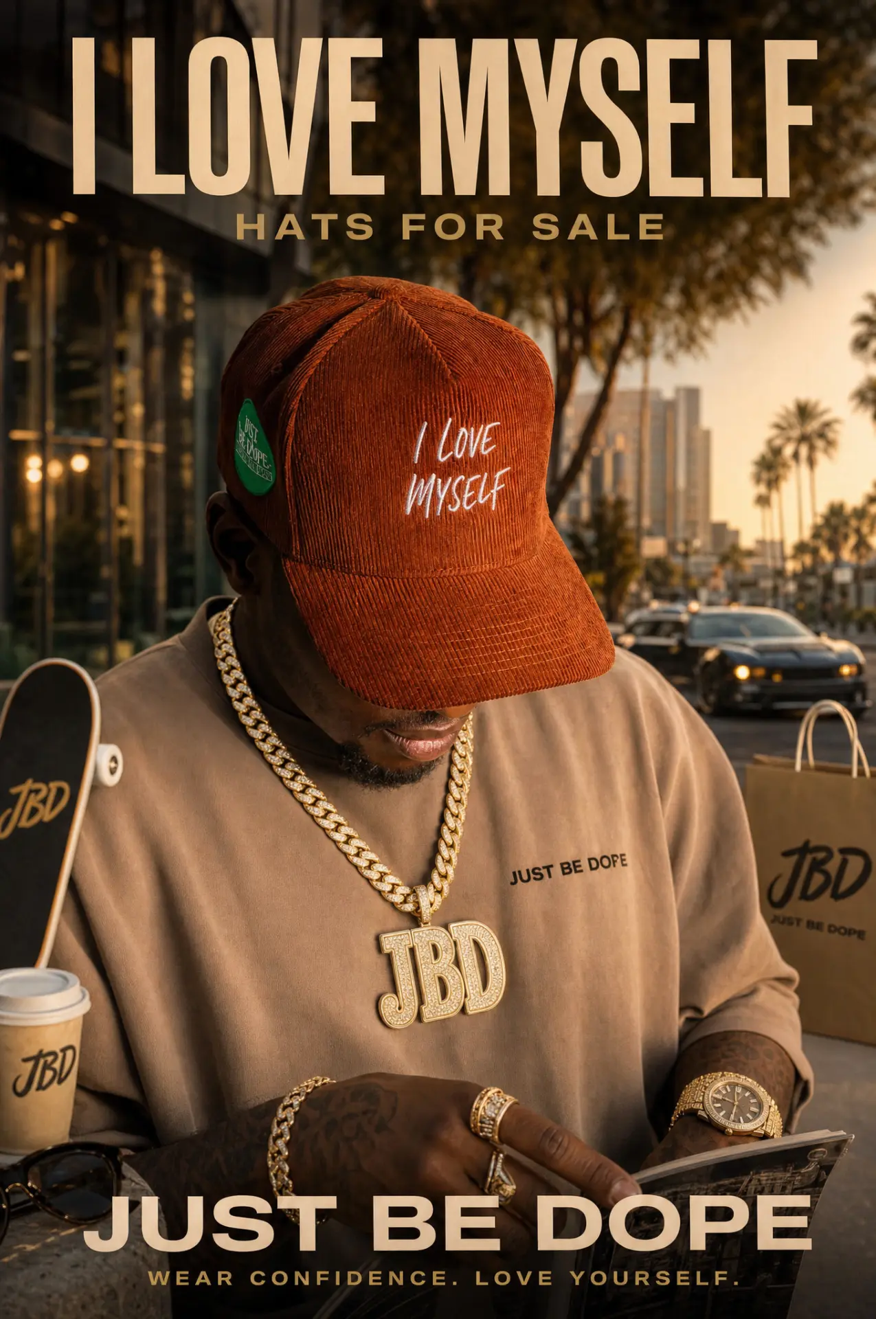 Just Be Dope — Brand design by Rosegold Media