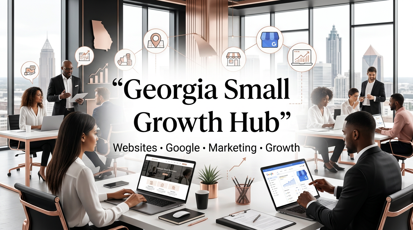 Georgia Small Growth Hub — Brand design by Rosegold Media