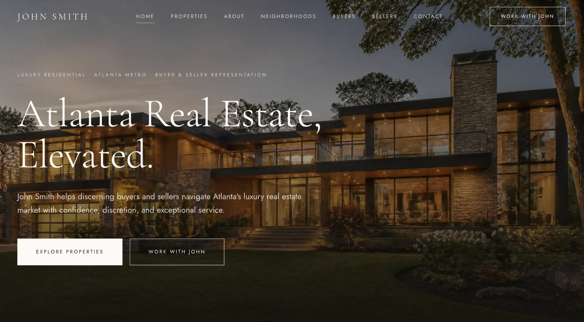 John Smith Luxury Real Estate project by Rosegold Media