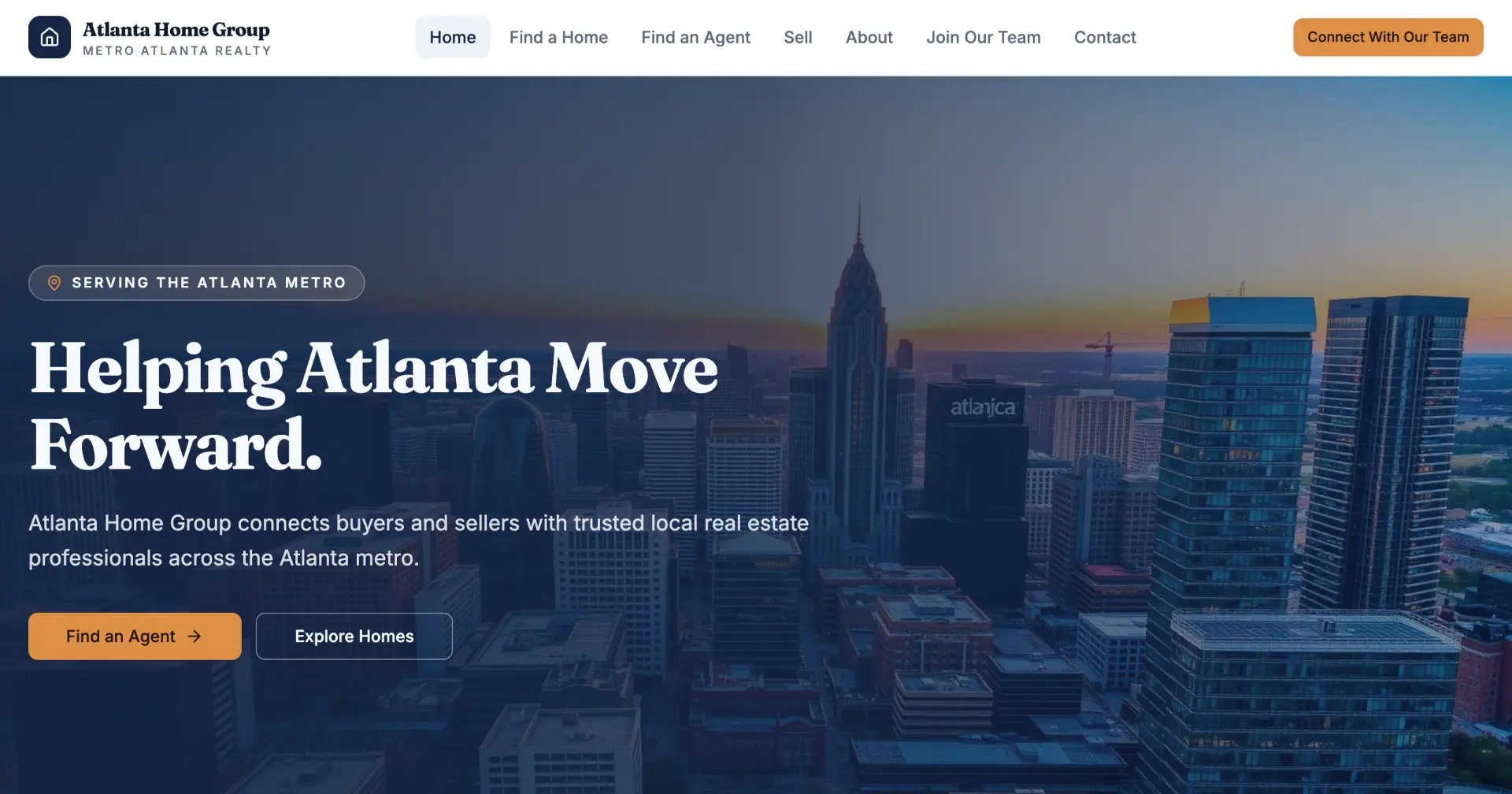 Atlanta Home Group project by Rosegold Media